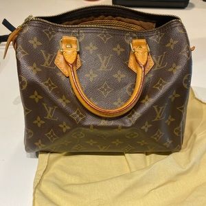 Authentic Louis Vuitton Speedy 25 Bag